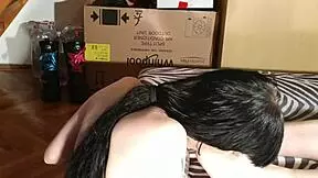 Sexy Teen Sub Licks Her Master's Smelly Feet With Dirty Talk