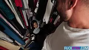 puppet pal panda zerella skies gets fucked hard with blowjob and deepthroat on monster cock.