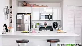 Kara Braces As Stud Slides Girthy Prick Deep Inside Cunt!