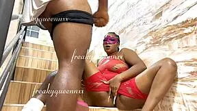 Ebony's Round Ass Pounded With Passion