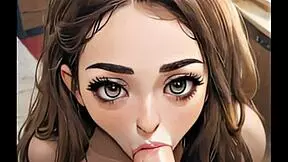 asmr hentai anime blowjob loop ai