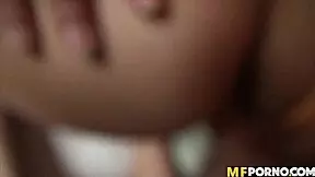 amateur latina babe in pov scene with friend