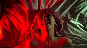 i'm raven, a petite teen with small tits, agonizing beautifully while masturbating with toys up close