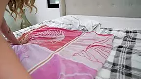 Hot young blonde maid turned into a fuck toy during intense job interview POV session.