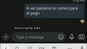 videollamada con la diosa venezolana kanynena, she chats.