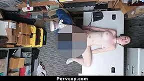 Teen Suspect Caught Shoplifting on CCTV - PervCop Busts Her!