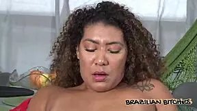 My Brazilian Bitch Sucks My Cock!