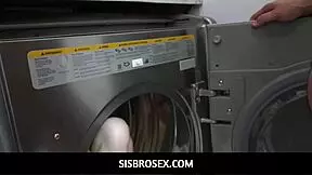 Mopping and sulking become hot stepsibling sex