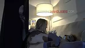 Hot Domina Tight Pussy Sexy Femdom Blonde Tattooed Lady Ignores A Big Dick Man To Have Precum Dripping