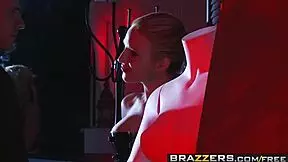 Dirty Masseur Rubs Down Diamond Jackson and Johnny Sins