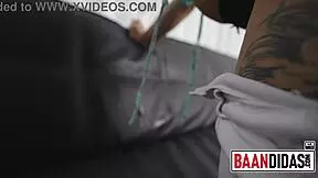 redhead gets fucked doggystyle in apartment, her pussy juicy