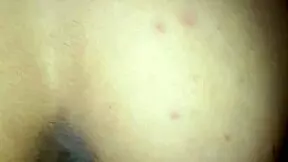 Colombian girlfriend cheats with masturbation, teasing her ass and sexy body while lying to her husband on the phone