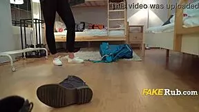 I got caught cheating but turned it into a threesome with two adorable european teen 18+ sluts licking ass and tits