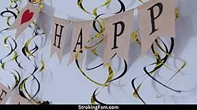 One less lonely stepdad! 😊 with Victoria Lobov and Honey Hayes