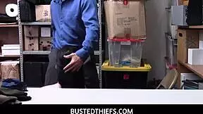 Amilia Onyx hides goods in her leggings while getting caught fucking!