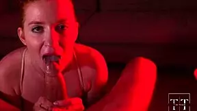 sensual lingam massage turns into juicy blowjob with monster cock. young 18+ whore enjoys every cum-filled moment.