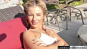 Bella, So Horny, Rides Her Stepdad's Cock In Intense Hardcore Action!