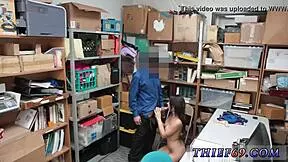 Did the cop rough the teen for theft?