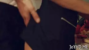 Teen sucks cock in game! 😜