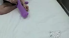 Tiny 95 Lb Teen Slobbers Messily on a Fat Cock. Can She Handle All That Gagging?