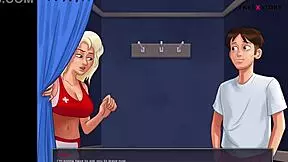 Anon spies on nude girls bathing 😏