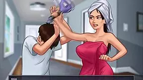 Anon spies on nude girls bathing 😏