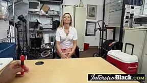 Suggestive Hardcore Sex With Petite Teen And Huge Black Monster Cock