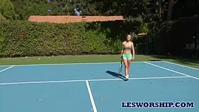 Sarah Vandella Seduced by Teen Lesbian in Hot Tub!