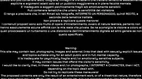 You, born servant, worship your Italian mistress's feet in domination.