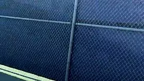 Brunette Babe Abbie Maley Public Sex On Tennis Court