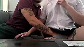 Private Lesson Turns Into Shaved Cowgirl Ride