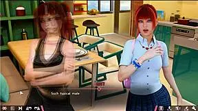 amateur anal teen undergoes milf test with big tits and big ass.