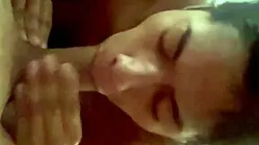 Meredi Deepthroats It All! Petite Latina Blowjob on Monster Cock