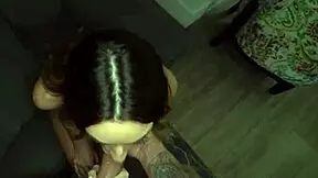 i rippt the babysitter's clothe and bent her over to fuck her pussyy