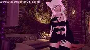 your sexy airbnb hostess lures you into wild vrchat erp session preview