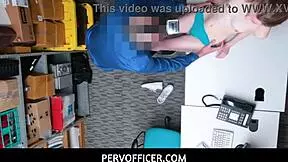 pervofficer catarina petrov begs for punishment in hidden shop cam 😈