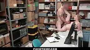 Petite Shoplifter's Deep Desire For Officer