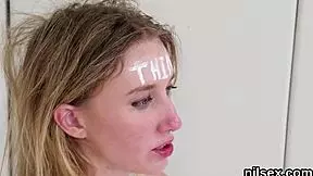 slutty teen 18+ie was brought in ass hole loony bin for uninhibited treatment