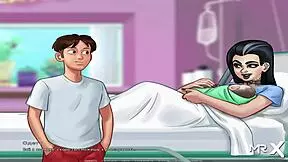 Babe sucked off in Summertime Saga.