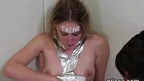 slutty teen 18+ie was brought in ass hole loony bin for uninhibited treatment