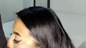 Brunette Enjoys Pussy Licking And Deepthroat Swallowing