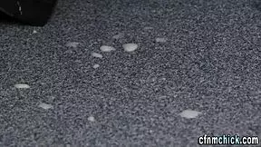 Blonde British mistress toys with old man's desperate needs.