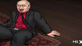 Teen kisses passionately under strange circumstances