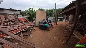 Behind the scenes with teen luara amaral getting creampied by big cocks