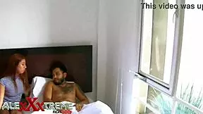 my stepbrother with big cock fucks me after i catch him masturbatingg