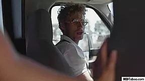 Pervert Bus Driver Roleplays with Alison Rey, Gracie May, and Others in Uniform