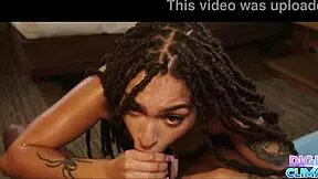 Sexy 18-Year-Old Latina Takes Monster BBC Dick Roughly Bent Over