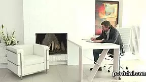 the lovely young girl gets tempted by her senior mentor and penetrated hard