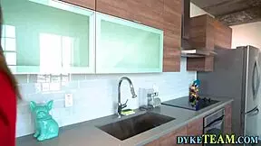 I’m Obsessed With This Busty MILF Licking Petite Teen