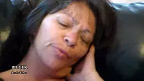 sensual latina girl teases in high heels lingerie